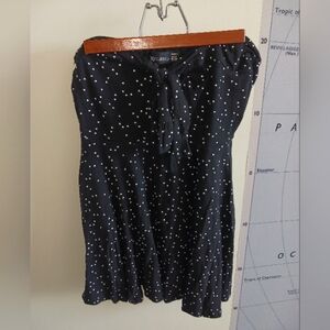 Mini dress b+w hearts